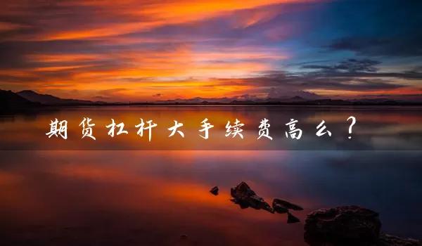 期货杠杆大手续费高么？_https://www.gzguangze.com_期货手续费_第1张