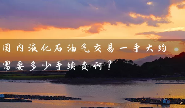 国内液化石油气交易一手大约需要多少手续费啊？_https://www.gzguangze.com_中阳国际期货_第1张