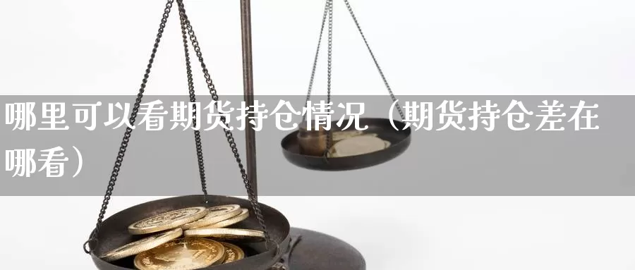 哪里可以看期货持仓情况（期货持仓差在哪看）_https://www.gzguangze.com_黄金期货_第1张