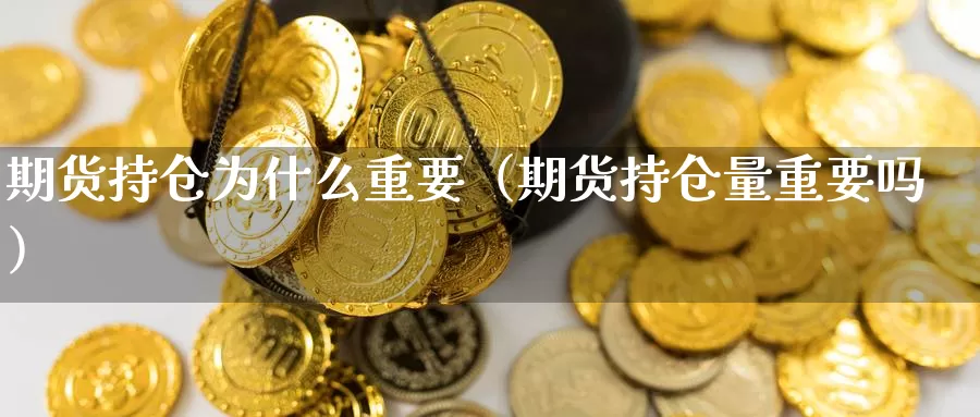 期货持仓为什么重要（期货持仓量重要吗）_https://www.gzguangze.com_商品期货_第1张