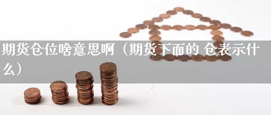 期货仓位啥意思啊（期货下面的 仓表示什么）_https://www.gzguangze.com_黄金期货_第1张