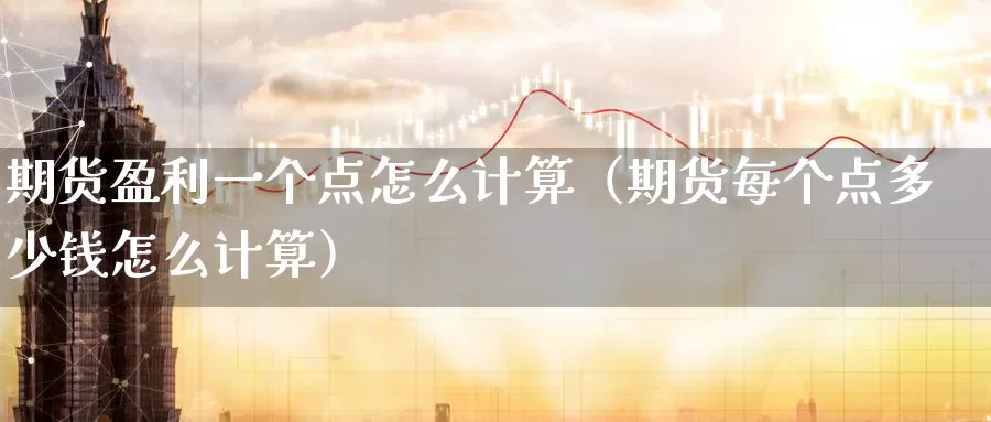 期货盈利一个点怎么计算（期货每个点多少钱怎么计算）_https://www.gzguangze.com_黄金期货_第1张